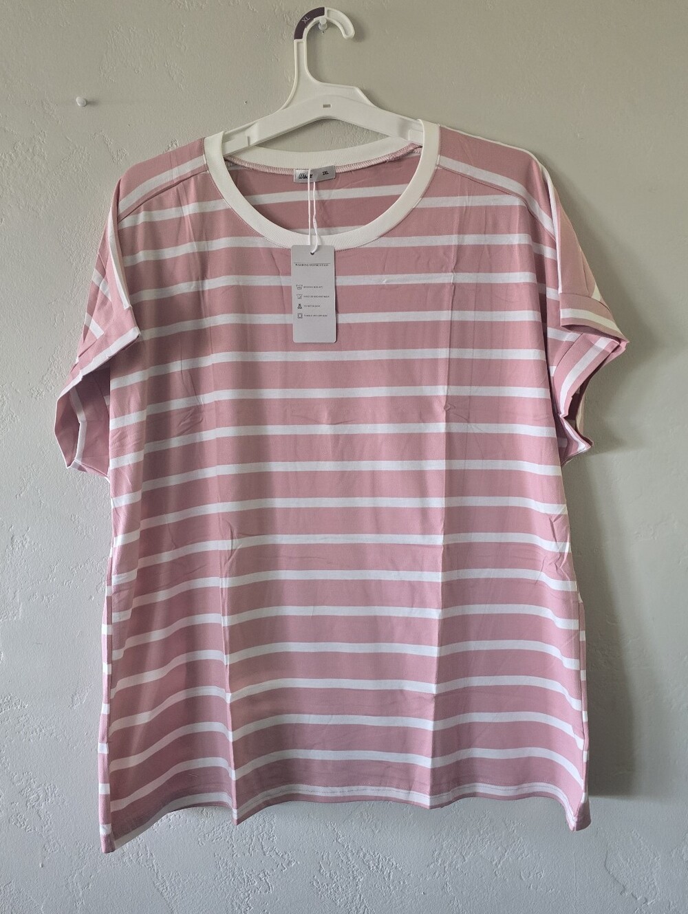 Classic Pink & White Striped Shirt